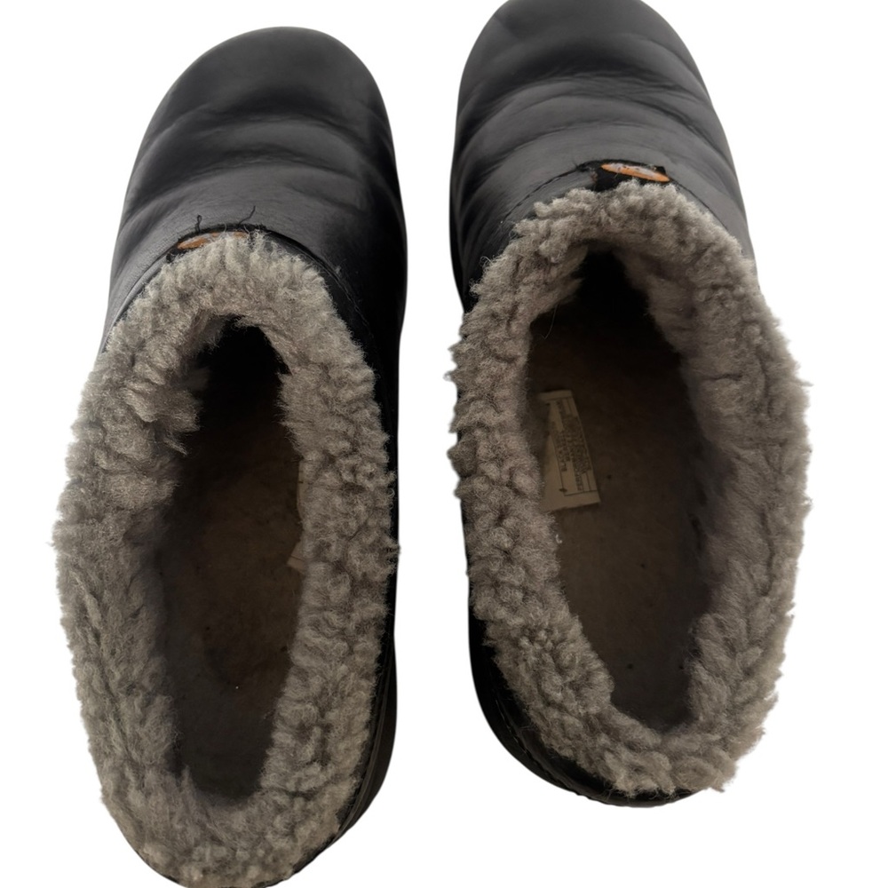 Merrell Encore Leather Faux Fur Lined Clogs Size 7 - Picture 9 of 9